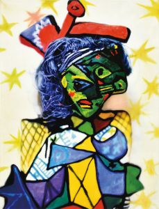 Cubism for me «Seated Woman with red and blue hat»/鎌谷徹太郎のサムネール
