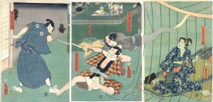 小幡怪異雨古沼/豊国三代のサムネール