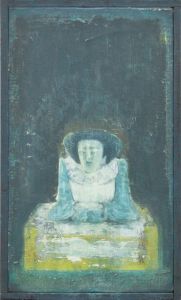 婦人座像